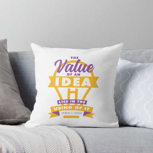 Item preview, Value of Idea Quotes designed and sold by garmentoffaith.