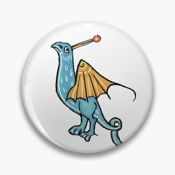 Item preview, Medieval Monster: Adorable bird-dragon designed and sold by ebrawne.