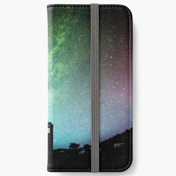 Starry Moon Art Blossom iPhone Wallet