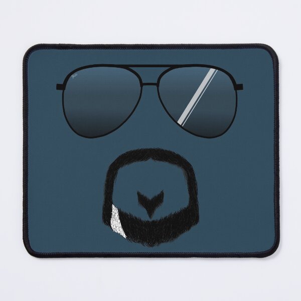 Item preview, Blue Aviators and Goatee designed and sold by IgniteWithin.