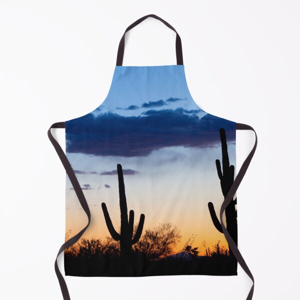 Item preview, saguaros cactus in Sunset bluesky designed and sold by Unicorny-Design.