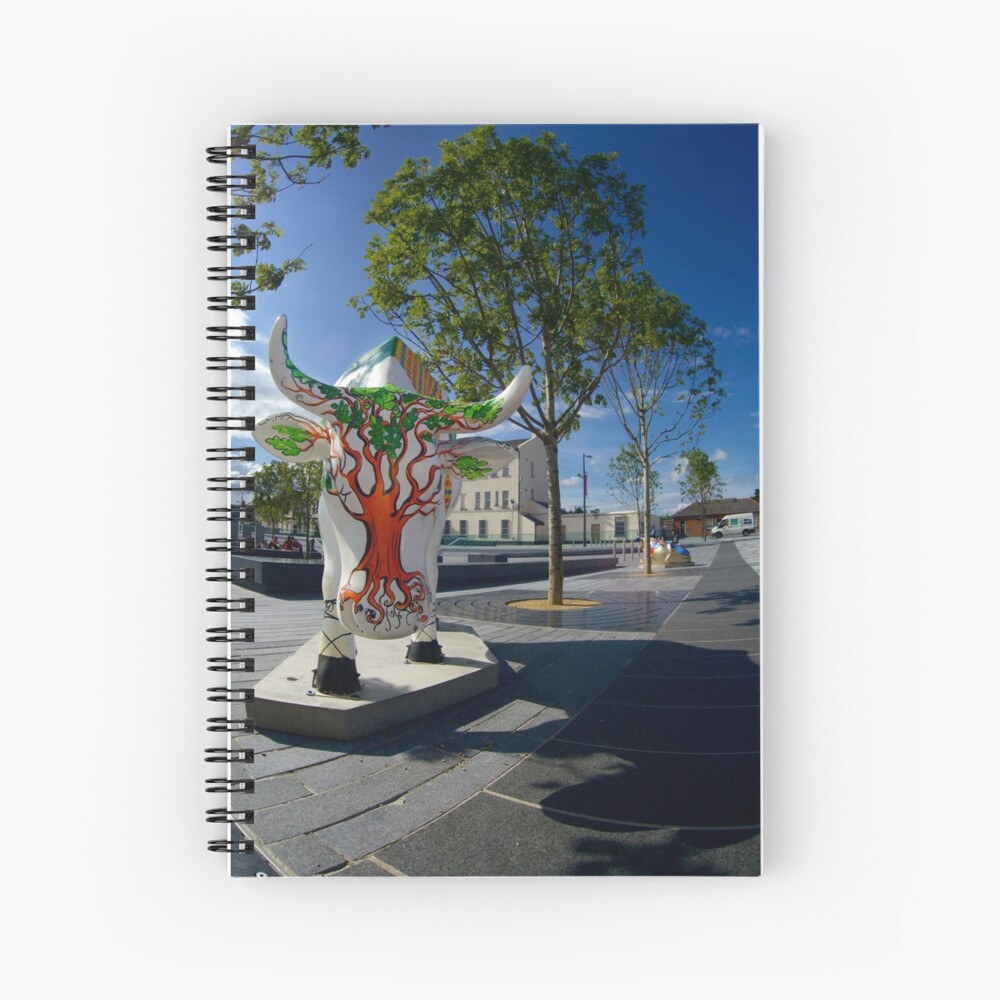Cows and Trees, Ebrington Square, Derry Spiral Notebook