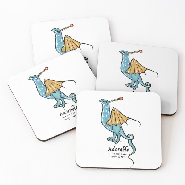 Item preview, Medieval Monster: Adorable bird-dragon designed and sold by ebrawne.