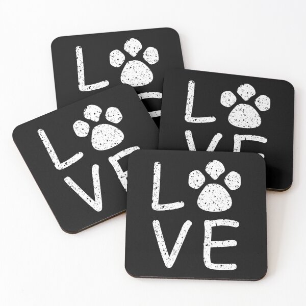 Item preview, Vintage Love Dog Paw Print Design Dog And Cat Paw designed and sold by BegayStore.