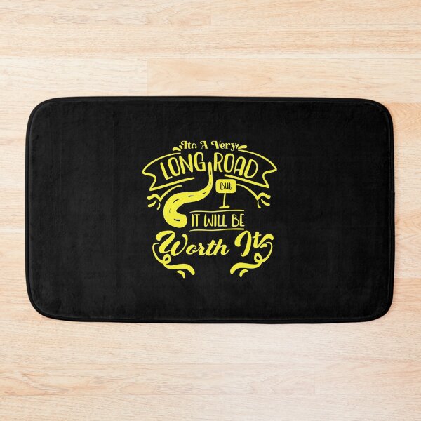 Item preview, It Is A Very Long Road But It Will Be Worth It Work Motivation designed and sold by Open Canvas.