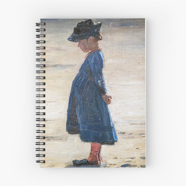 Item preview, Peder Severin Kroyer - Little Girl standing on Skagen Southern Beach designed and sold by PaintingArtwork.