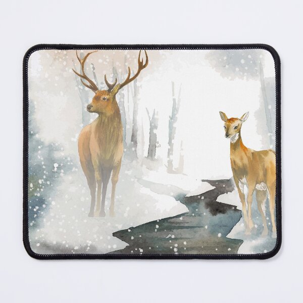 Item preview, winter deer designed and sold by haroulita.
