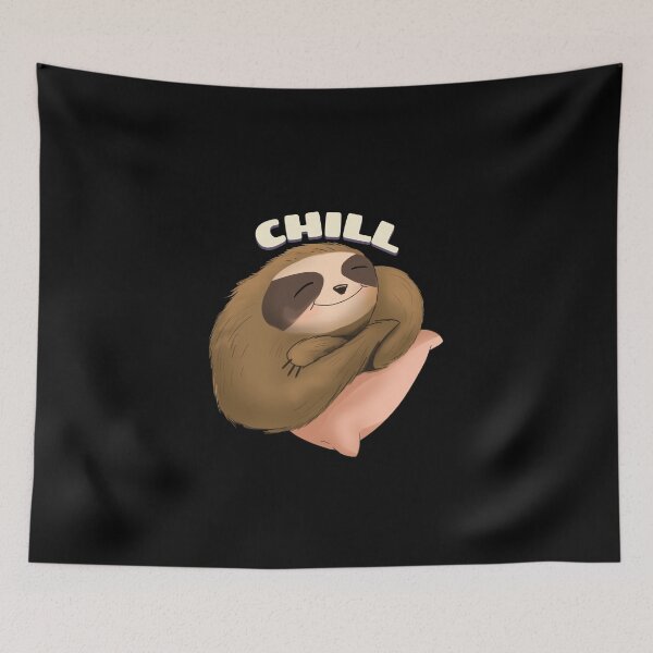 Item preview, Chill sloth tee design designed and sold by lach3.