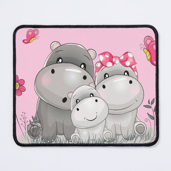 Item preview, happy adorable hippos designed and sold by haroulita.