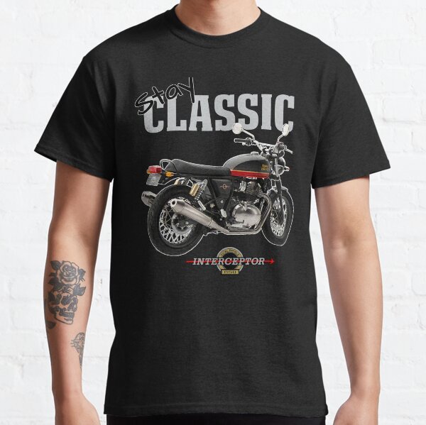 Conceptions Royal Enfield Interceptor par FASHION THERAPY T-shirt classique