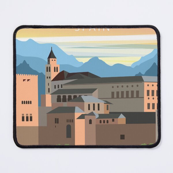 Item preview, Granda Spain vintage travel poster designed and sold by Arctic frame studio.