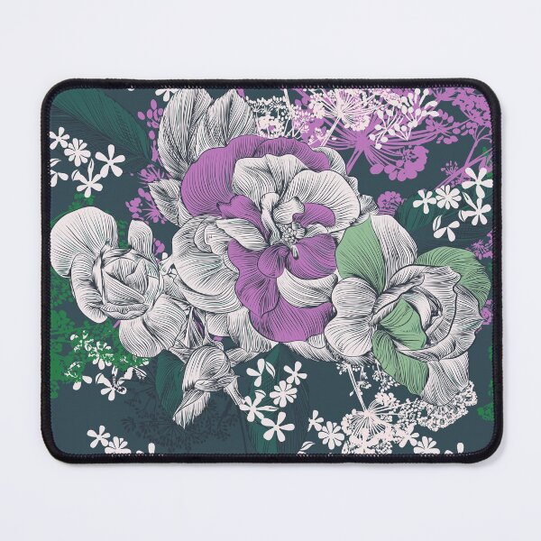 Item preview, purple grey flowers designed and sold by haroulita.