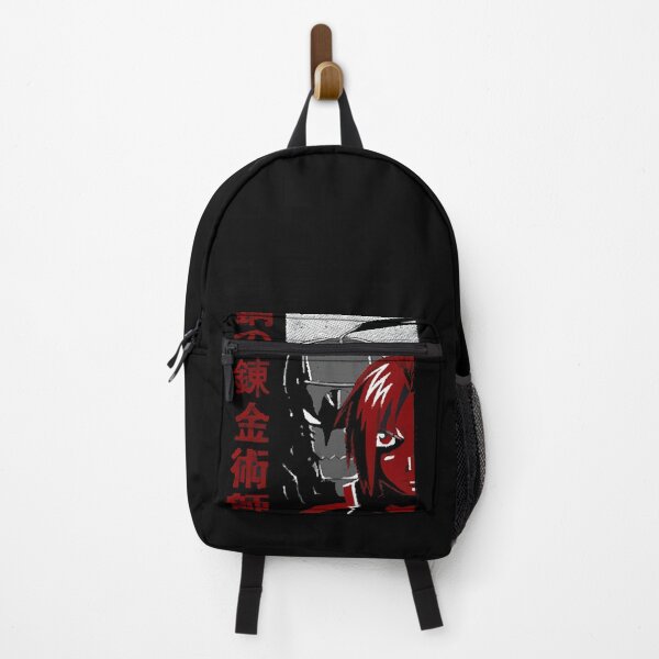 Item preview, BROTHERS Alphonse and Edward   Fullmetal Alchemist Brotherhood Backpack  designed and sold by ribbitcookie.