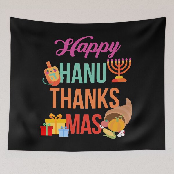 Item preview, Hanuthanksmas - Hallothanksmas - Hanukkah  Thanksgiving designed and sold by We-thePixels.
