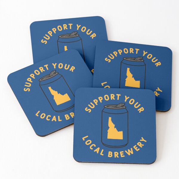 Item preview, Support Your Local Brewery Idaho designed and sold by fearcity.