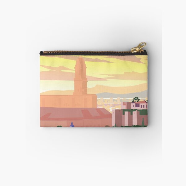 Item preview, Malaga Spain vintage travel poster designed and sold by Arctic frame studio.