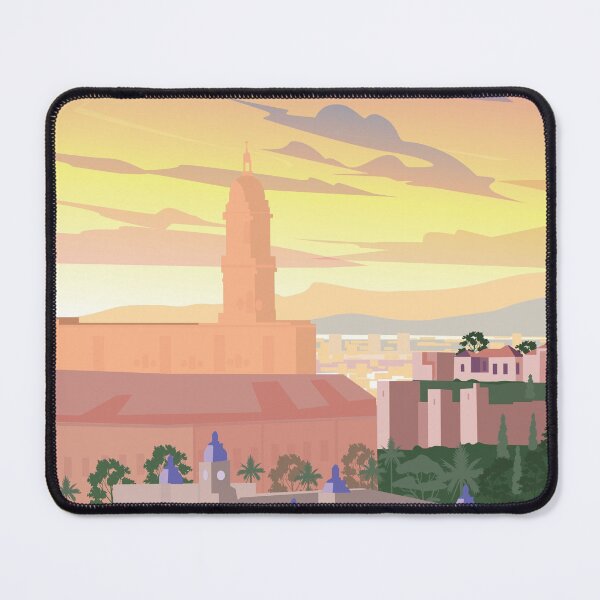 Item preview, Malaga Spain vintage travel poster designed and sold by Arctic frame studio.