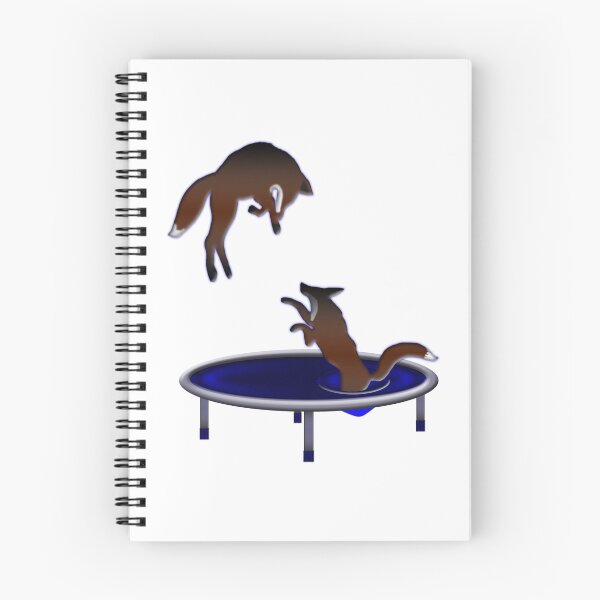 Item preview, trampolining foxes designed and sold by gruntpig.