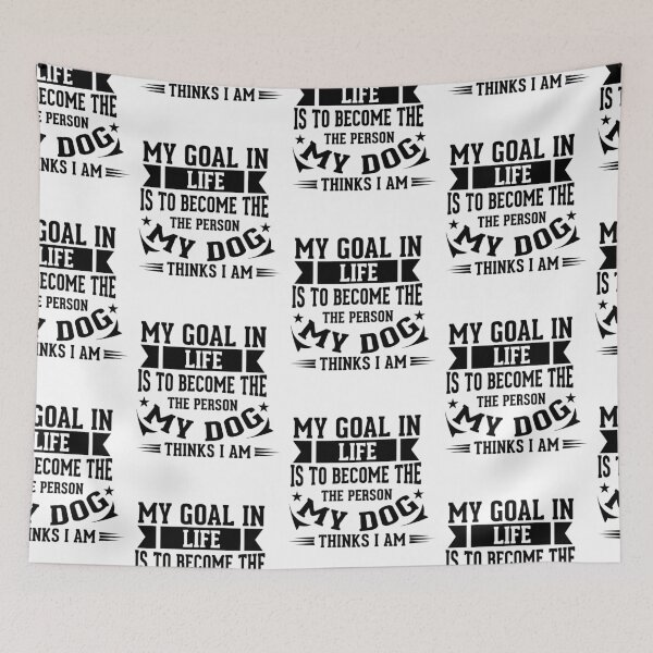 Item preview, Copy of My goal in life is to become a person my dog think i am - Dog lover gift for him - dog daddy- dog mom- dog hero  designed and sold by BestUncommonTee.
