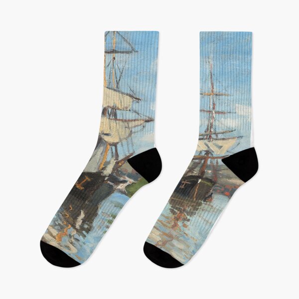 Item preview, Ships Riding On The Seine At Rouen designed and sold by PaintedDreams96.