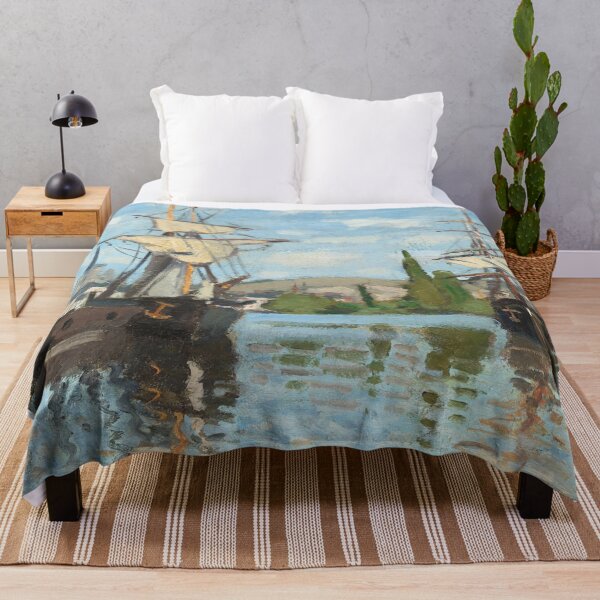 Item preview, Ships Riding On The Seine At Rouen designed and sold by PaintedDreams96.