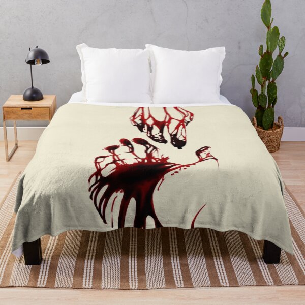 Item preview, Bloody Silhouettes of Hands Reaching Out to Each Other designed and sold by Phantasmal-2-do.