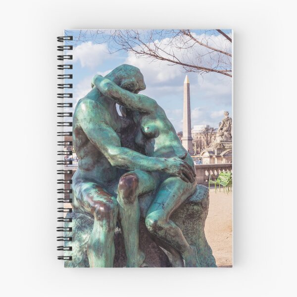 Item preview, The Kiss by Auguste Rodin in the Tuileries Garden - Paris designed and sold by Ulysse Pixel.