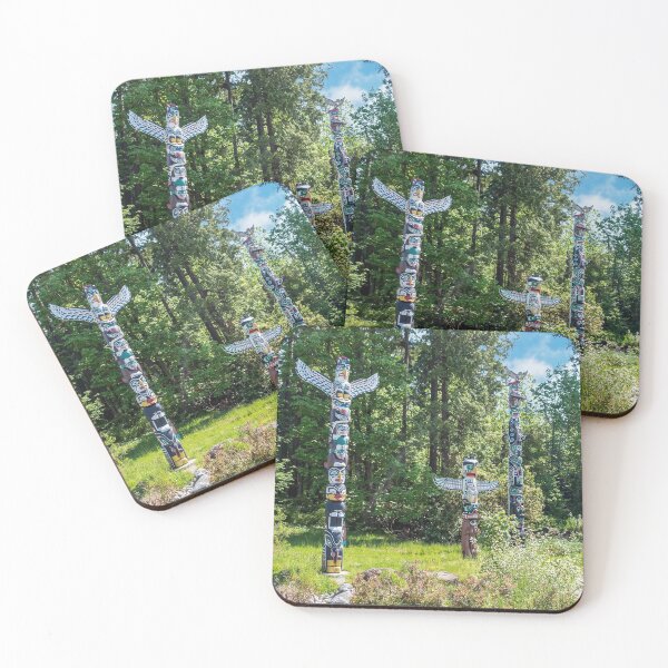 Item preview, Totems in Stanley Park, Vancouver Canada designed and sold by Ulysse Pixel.