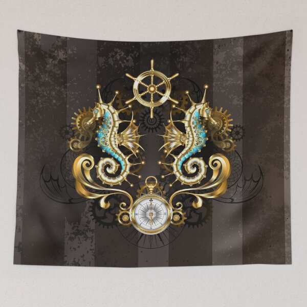 Item preview, Symmetrical Composition with Seahorse designed and sold by Blackmoon9.