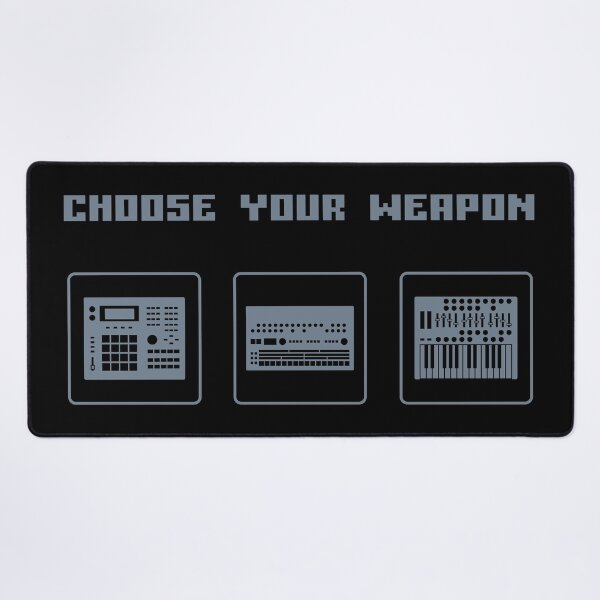 Item preview, Choose Your Weapon Drum Machine and Synth Selector for Electronic Musician designed and sold by AtomicMalibu.