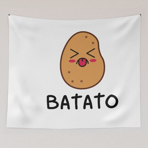 Item preview, Cute Sweet Potato Spud Essential sticker designed and sold by Dragsma ⭐⭐⭐⭐⭐.