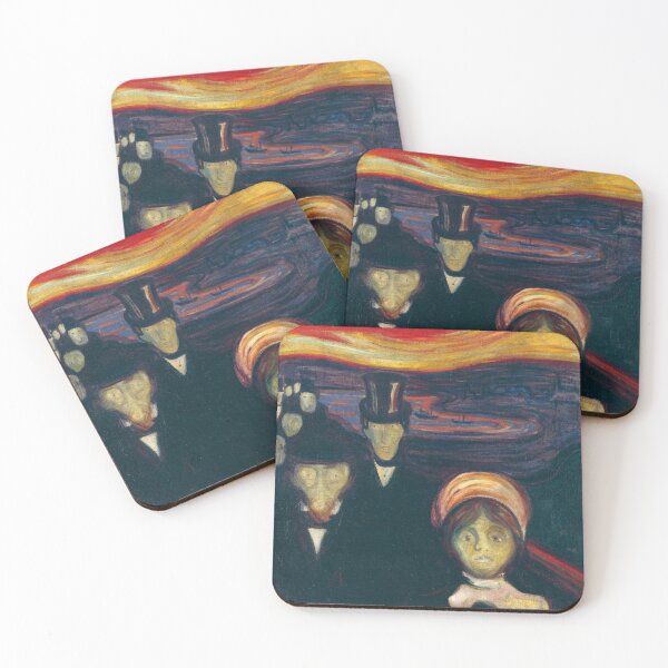 Item preview, Edvard Munch - Anxiety ,1894 designed and sold by kinsley45.