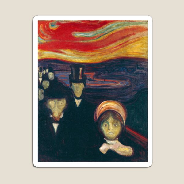 Item preview, Edvard Munch - Anxiety ,1894 designed and sold by kinsley45.