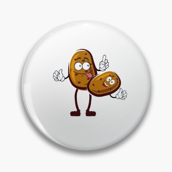 Item preview, Cute Sweet Potato Spud Essential sticker designed and sold by Dragsma ⭐⭐⭐⭐⭐.