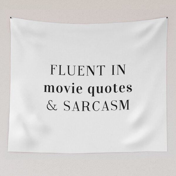 Item preview, Fluent in Sarcasm designed and sold by jenniferzalzal.