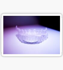 Invisible dental teeth brackets tooth aligners plastic braces retainers to straighten teeth Sticker