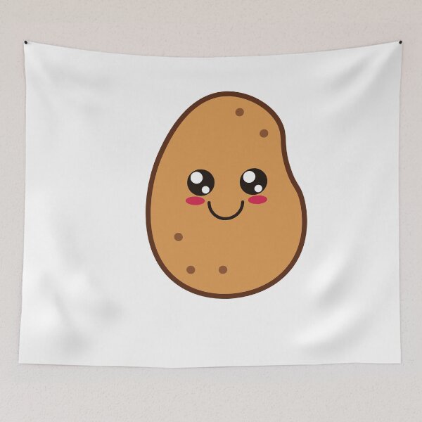 Item preview, Cute Sweet Potato Spud Essential sticker designed and sold by Dragsma ⭐⭐⭐⭐⭐.