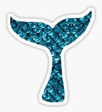 Mermaid Tail - Blue Sticker