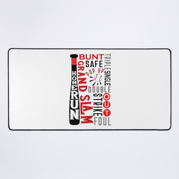 Baseball Terms Desk Mat