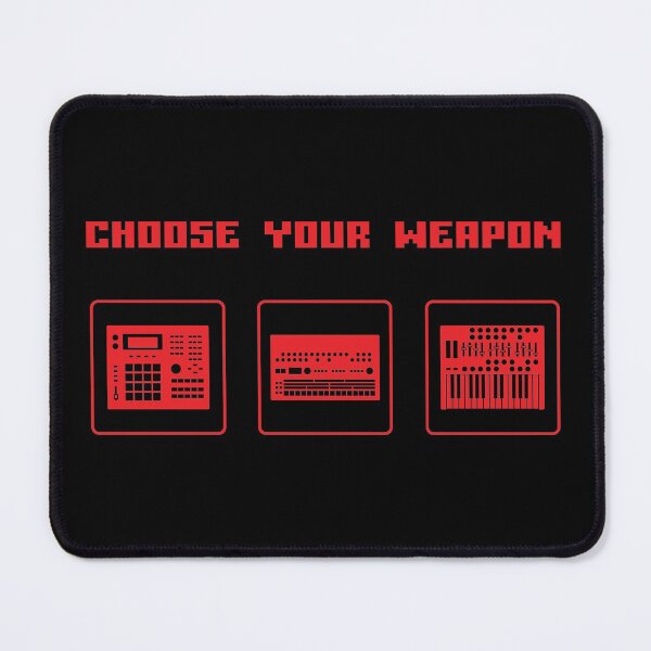 Item preview, Choose Your Weapon Drum Machine and Synth Selector for Electronic Musician designed and sold by AtomicMalibu.