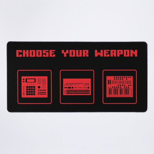 Item preview, Choose Your Weapon Drum Machine and Synth Selector for Electronic Musician designed and sold by AtomicMalibu.