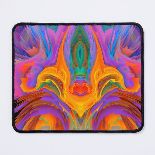 Item preview, colorful abstract floral butterfly designed and sold by haroulita.