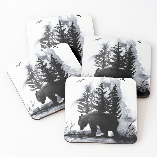 Item preview, Bear in the wild designed and sold by SRKFineArt.