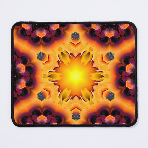 Item preview, sunset flower mandala designed and sold by haroulita.
