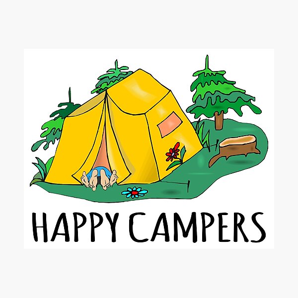 Item preview, Happy Campers designed and sold by SportsT-Shirts.