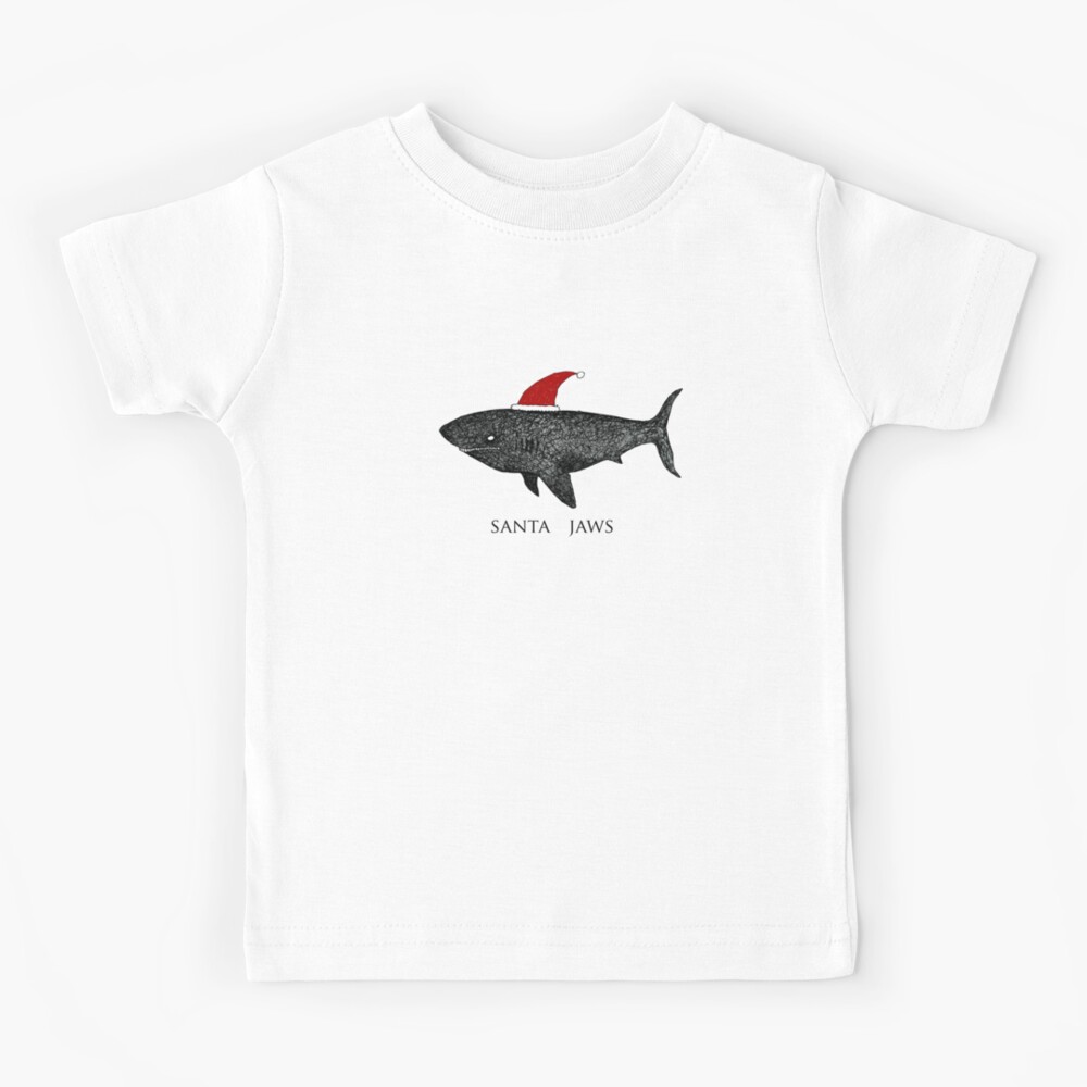 Santa Jaws Kids T-Shirt