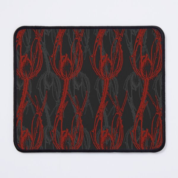 Item preview, Red/Black/Gray Thistle Pattern designed and sold by DesignVal.