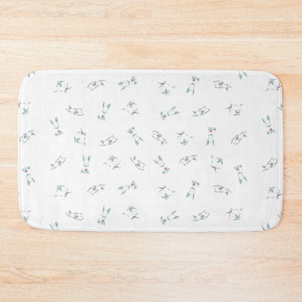 Cheer Me Bunny - Pattern Bath Mat