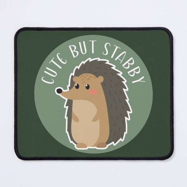 Item preview, Adorable Hedgehog: Cute But Stabby designed and sold by Happy Puppy Print On Demand.