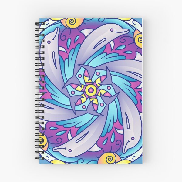 Item preview, Dolphin Mandala designed and sold by Espinoza Creative.